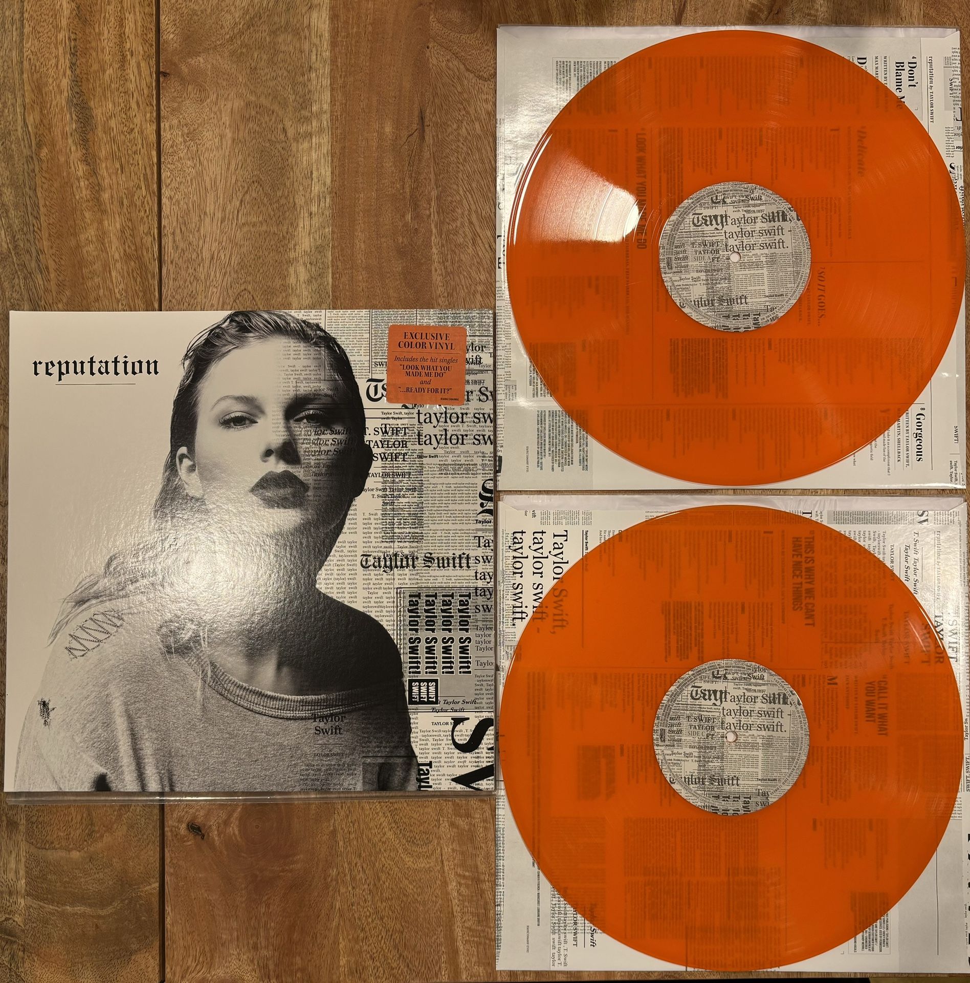 Taylor Swift reputation FYE exclusive Orange Vinyl