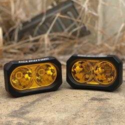 (2) GP20 Amber LED Pods Brand New GGlighting Lifetime Warranty