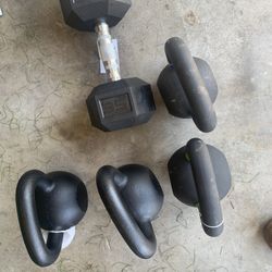 Dumbbell And Kettle Bells