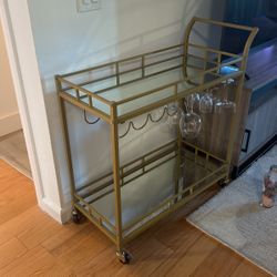 Gold Bar Cart