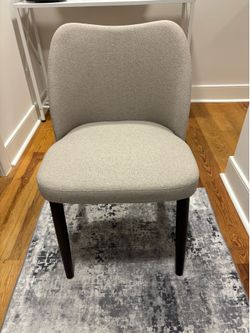 Beige dining room chairs