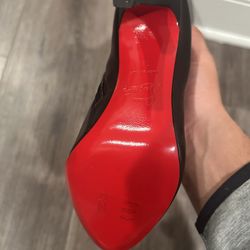 Christian Lubiton Miss Z leather knee high boots.