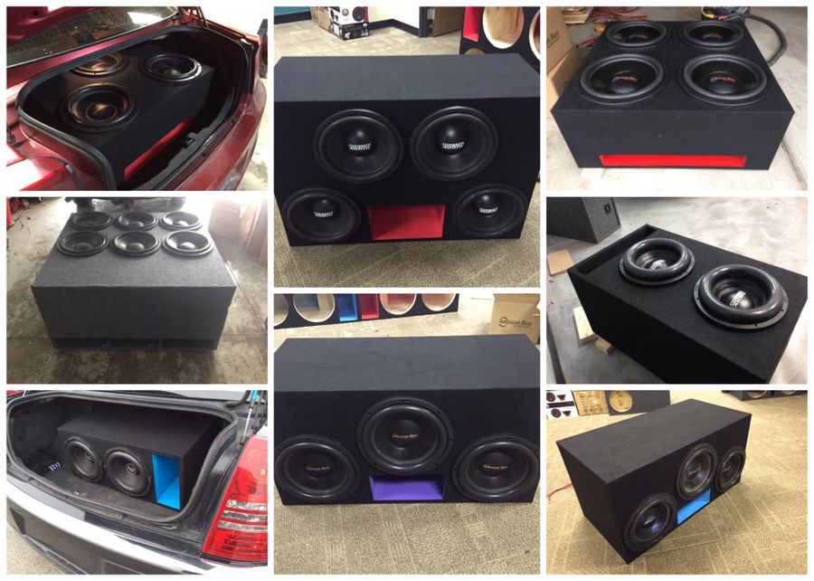 CUSTOM SUBWOOFER BOXES AND CAR AUDIO INSTALLATION