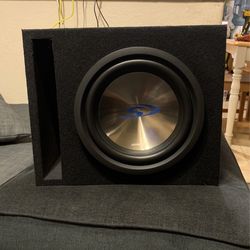 Alpine Subwoofer With Ported Box