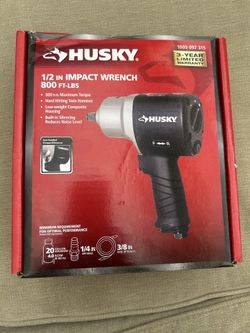Husky 1/2 Inch Impact Wrench 800lbs Torque