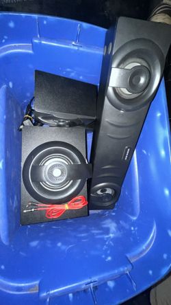 Sharper Image SBT3009 Bluetooth Home Theater 3.1 Sound System with Subwoofer