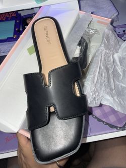 Black sandals
