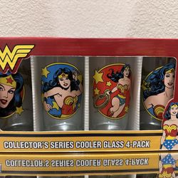 Wonder Woman Collector Glassware 4 Pack 