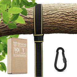 Tree Swing Strap Hanging Kit – 10ft Strap, Holds 2800 lbs (SGS Certified), Fast & Easy Way to Hang Any Swing