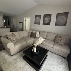Tan Sectional 