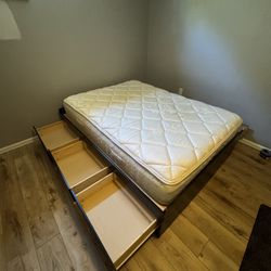 Full Bed Frame & Mattress  $25 OBO 