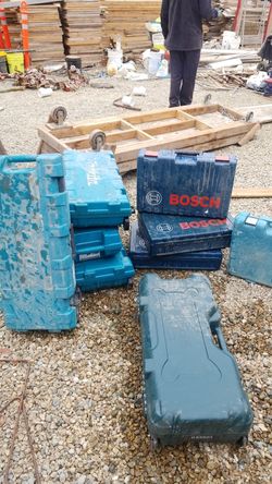 14 Empty boxes for tools