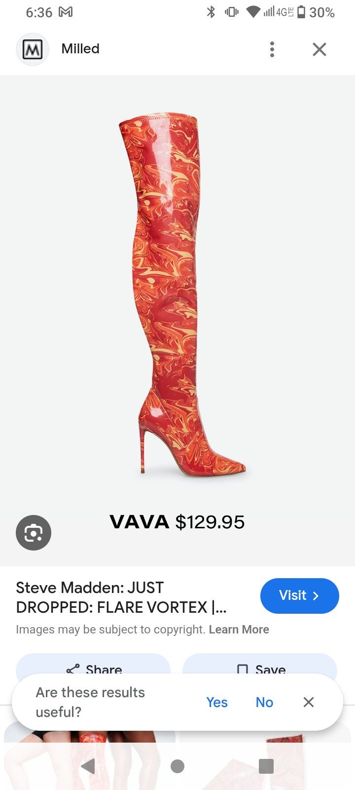 Steve Madden Thigh High Boots 