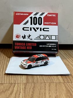 Hot Wheels RLC Honda Civic EF3 Mugen Si-R 100 Primo TLV Tomica Limited Vintage