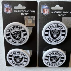 Raiders Magnetic Bag Clips