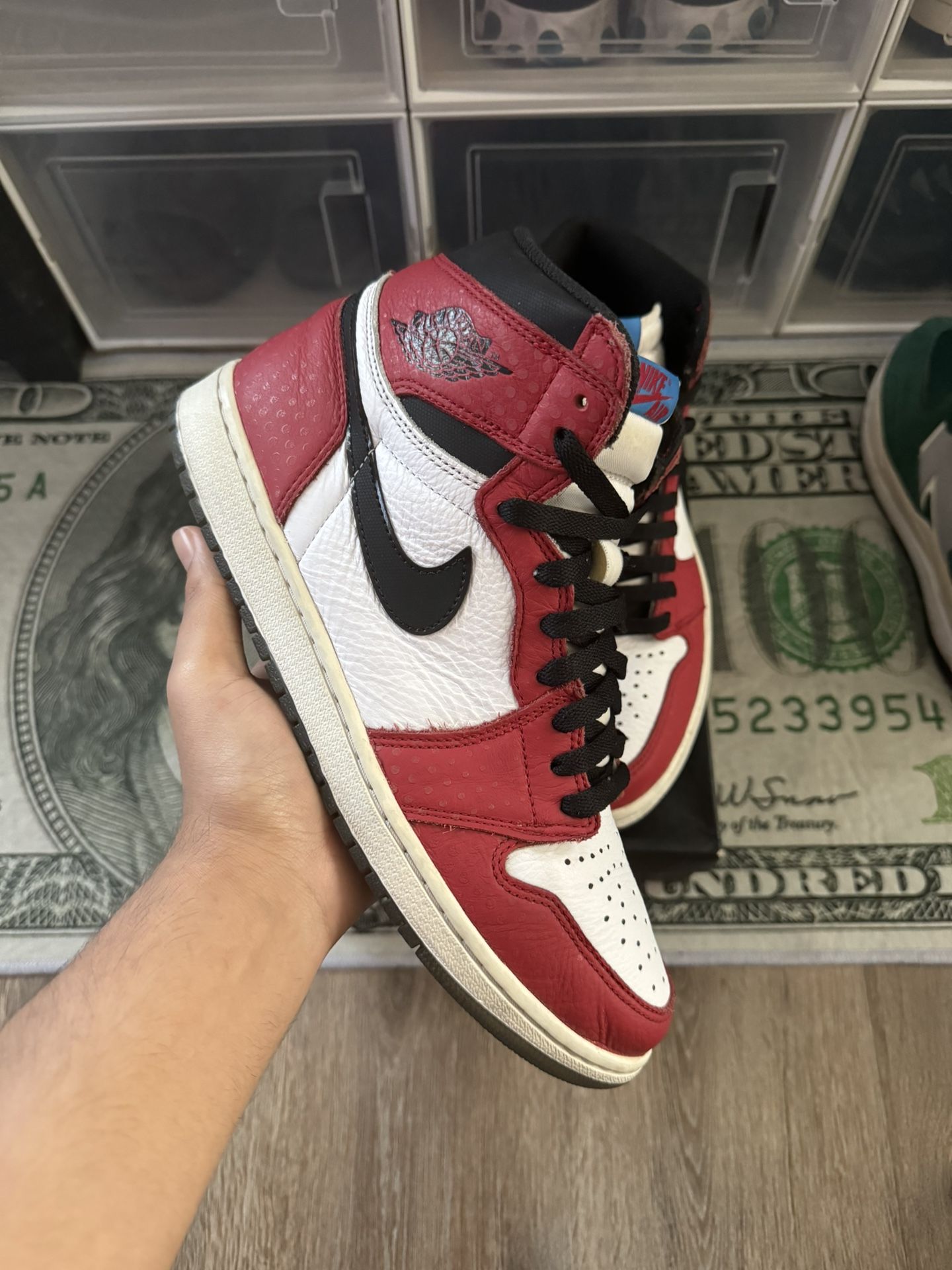 Jordan 1 High Og Spider Man 1.0 Size 10.5 Men