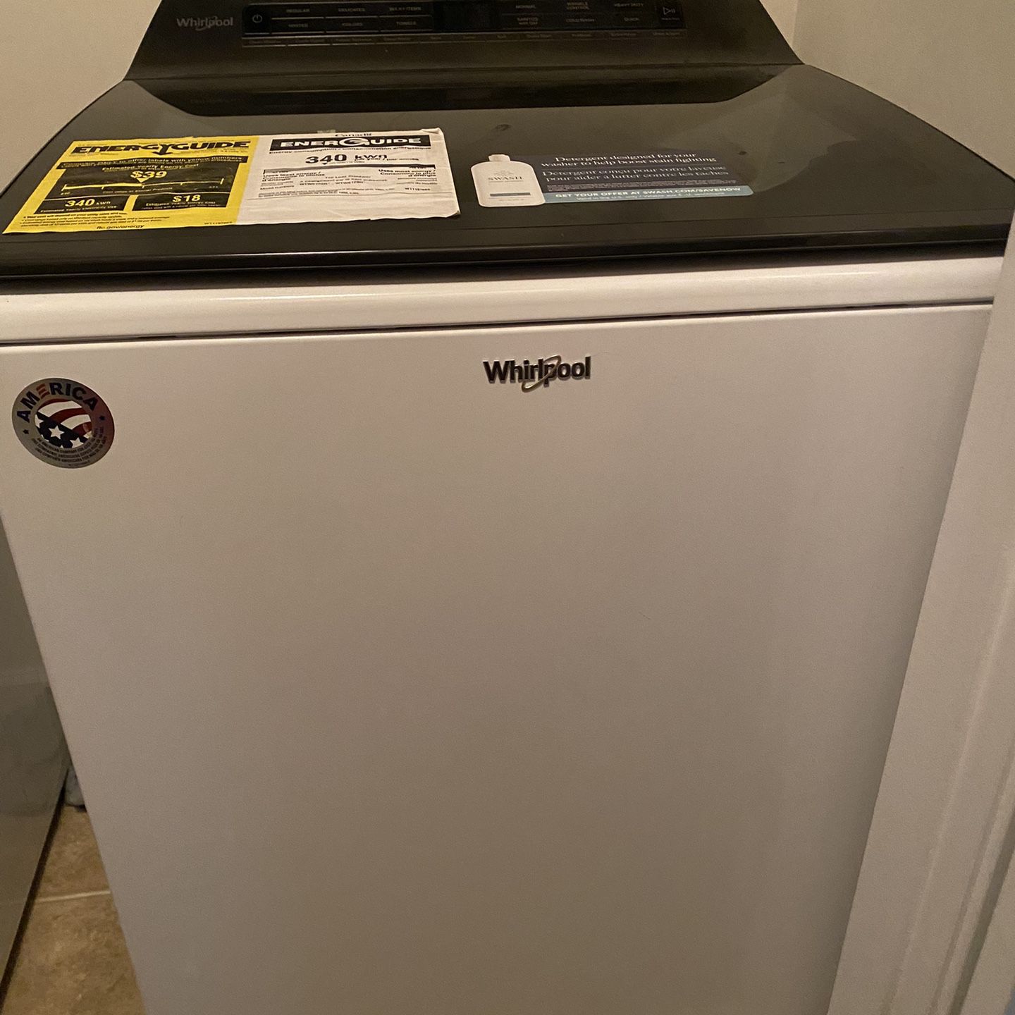 Whirlpool 4.7 CU Top load Washer