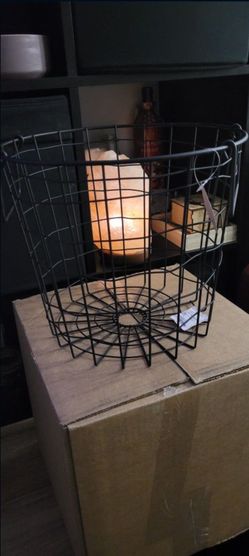 Small Round Metal Basket