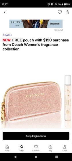 Coach pouch w/Coach Dreams Sunset eau de parfum