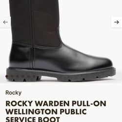 Men's Boots Size 9 Rocky  pull on public service boots