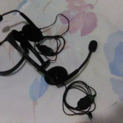 Two Xbox 360 Headphones Like New