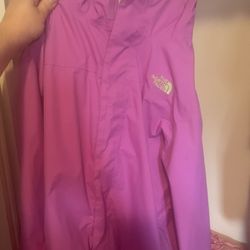 Girls XL North Face Wind Breaker 