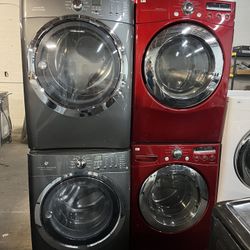Washer & Electric Dryer Set  Stockable 🧺⚡