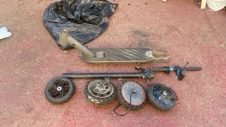 Electric scooter motors, and parts