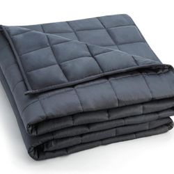 Like New Cooling Weighted Blanket w/ Free Duvet Cover (15 lbs)
