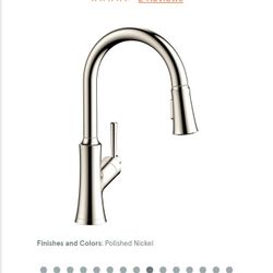 Hansgrohe Polished Nickel Faucets NEW
