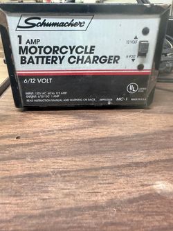One amp motorcycle battery charger