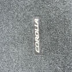 Toyota Corolla Trunk mat