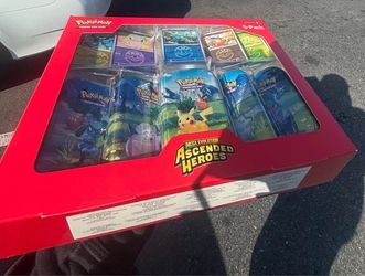 Pokemon ascended heroes 5 pack mini tin box
