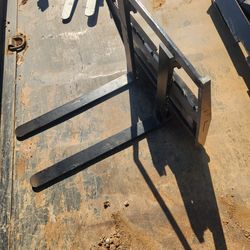 Mini Skid Steer Forks Forklift Tractor