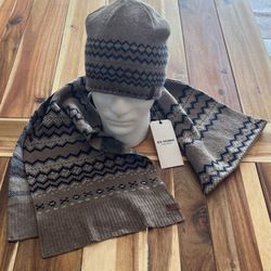 Mens Ben Sherman Winter Beanie And Scarf Set