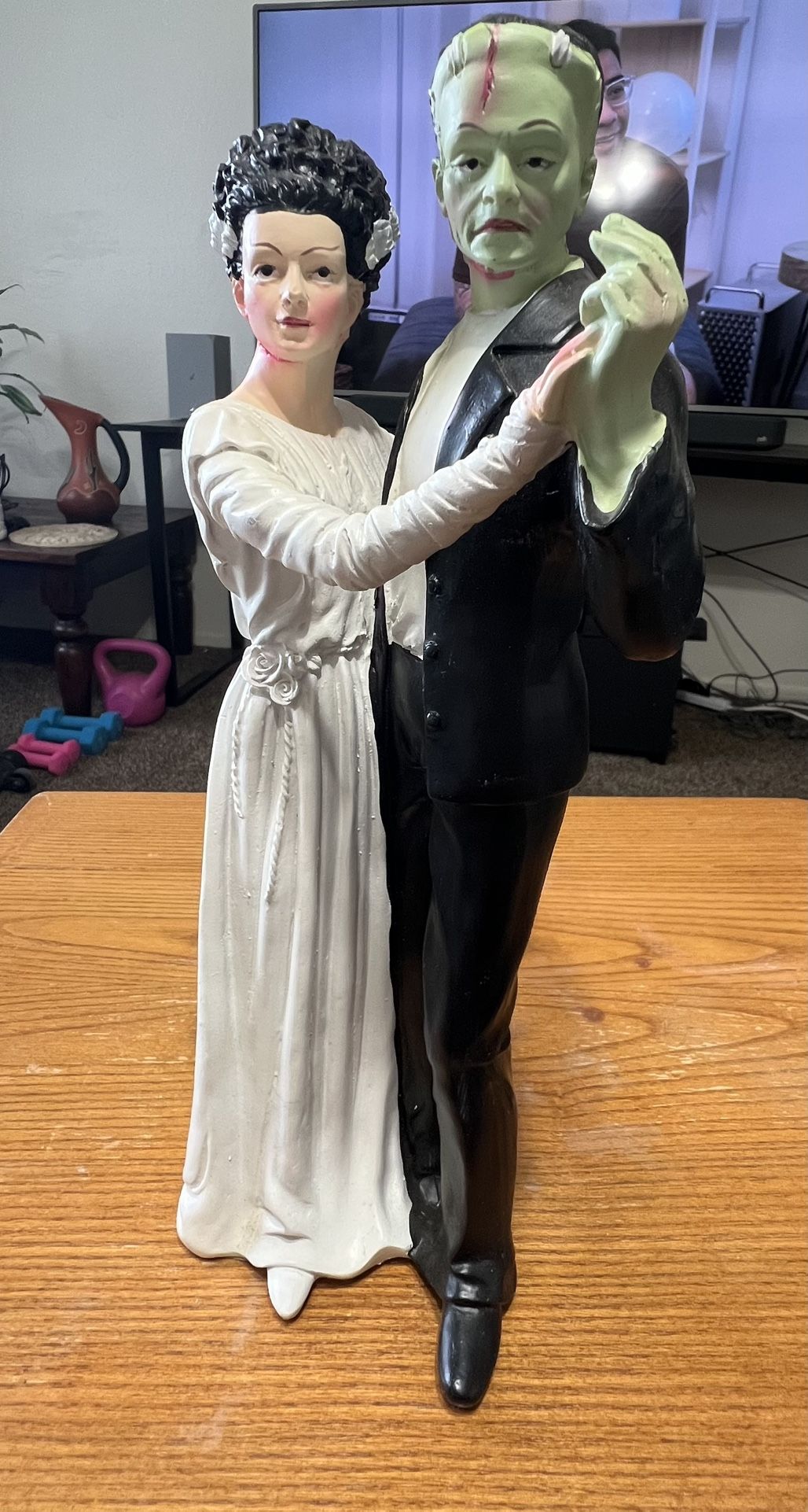 Martha Stewart BRIDE of FRANKENSTEIN Dancing Figures HALLOWEEN 12 IN