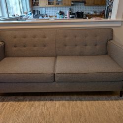  Grey Couch Mid Century Modern 