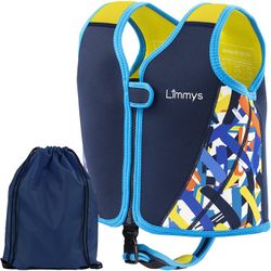 Limmys Premium Neoprene Swim Vest for Children - Ideal Buoyancy Swimming Aid for Boys

(Small) Without Draw Bag.