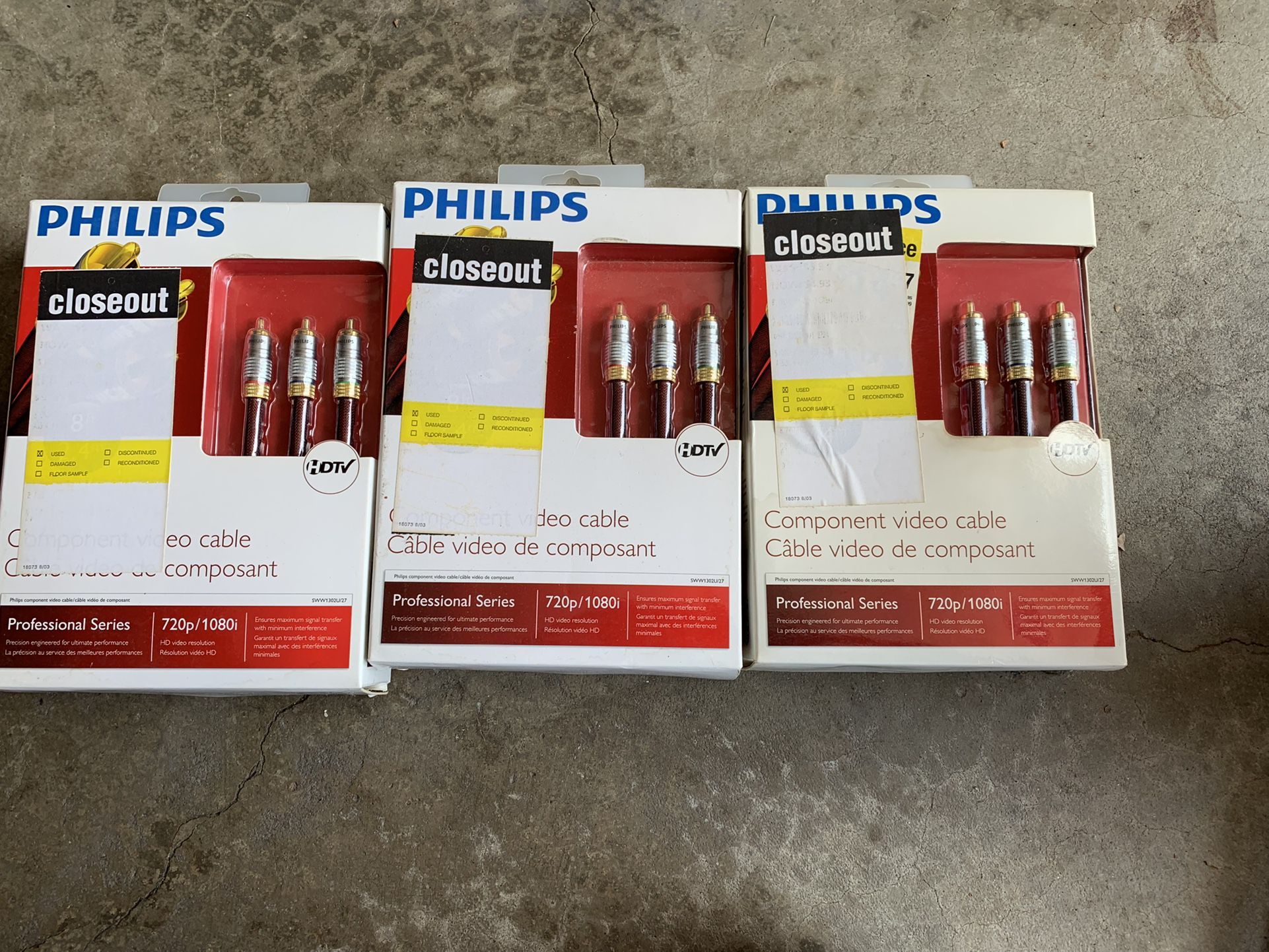 Philips Component Cables