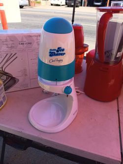 Ice shaver.