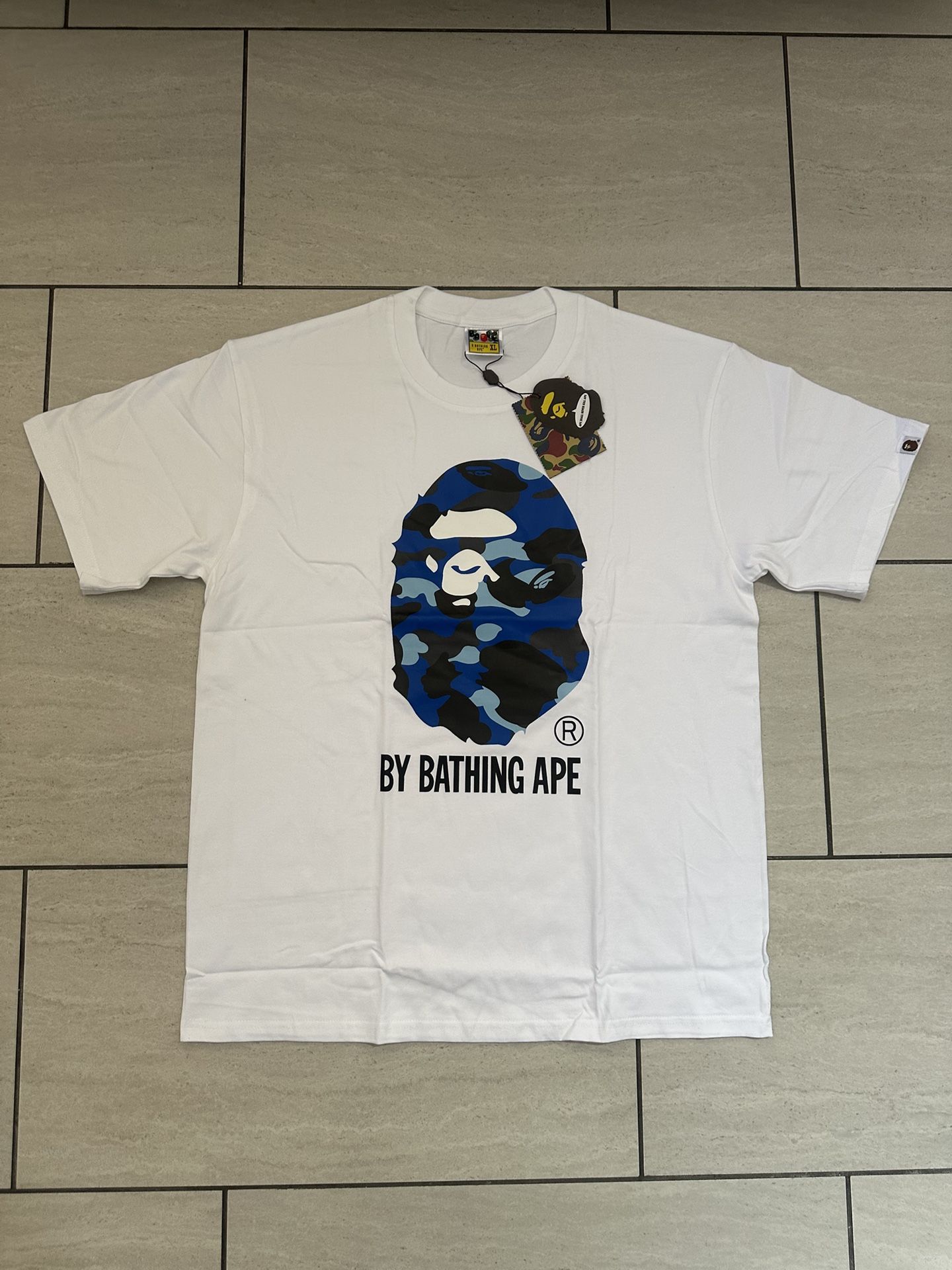 🔥White Bape X Blue Head🔥