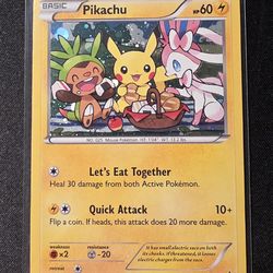 Pikachu XY promo