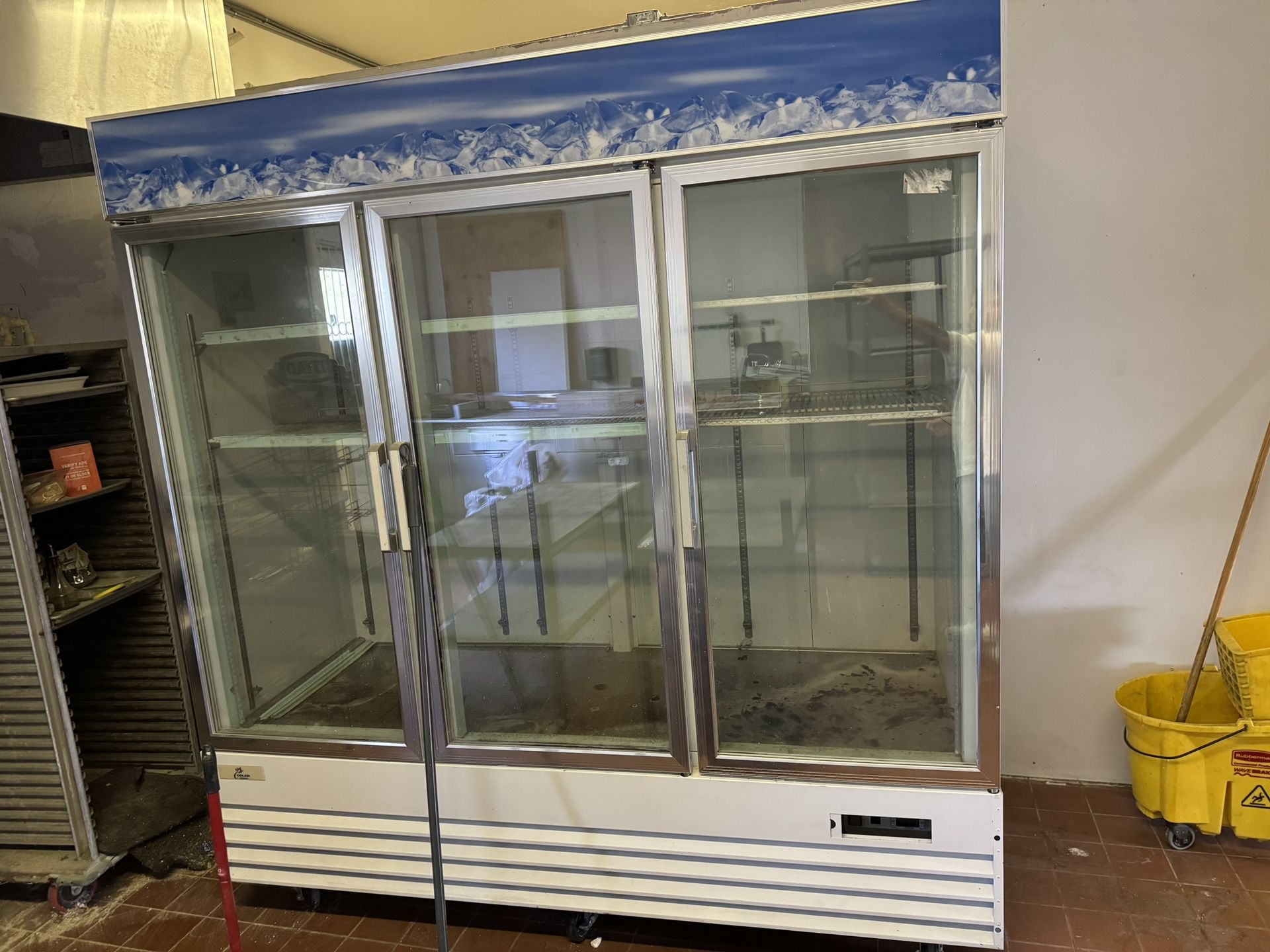 NSF Cooler Depot 3 Door Merchandise Freezer