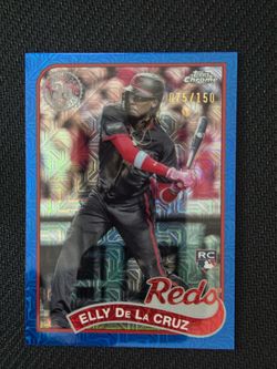 Topps 2024 Series 2 1989 Chrome Silver Pack Mojo Elly De La Cruz RC /150