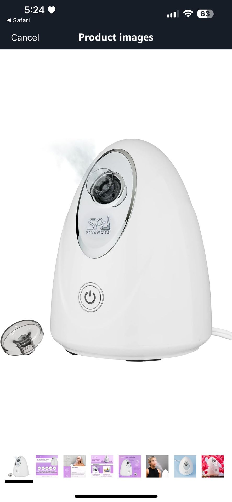 CIRRA - Nano Ionic Facial Steamer