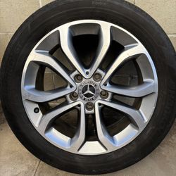 17" Mercedes Benz OEM Wheel and Tire - C-Class W205 (Great Condition) 
