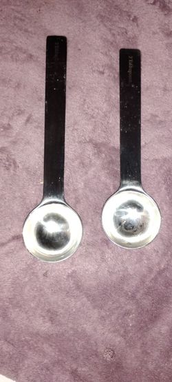 2 Heavy Stainless 2 Tablespoon Scoops