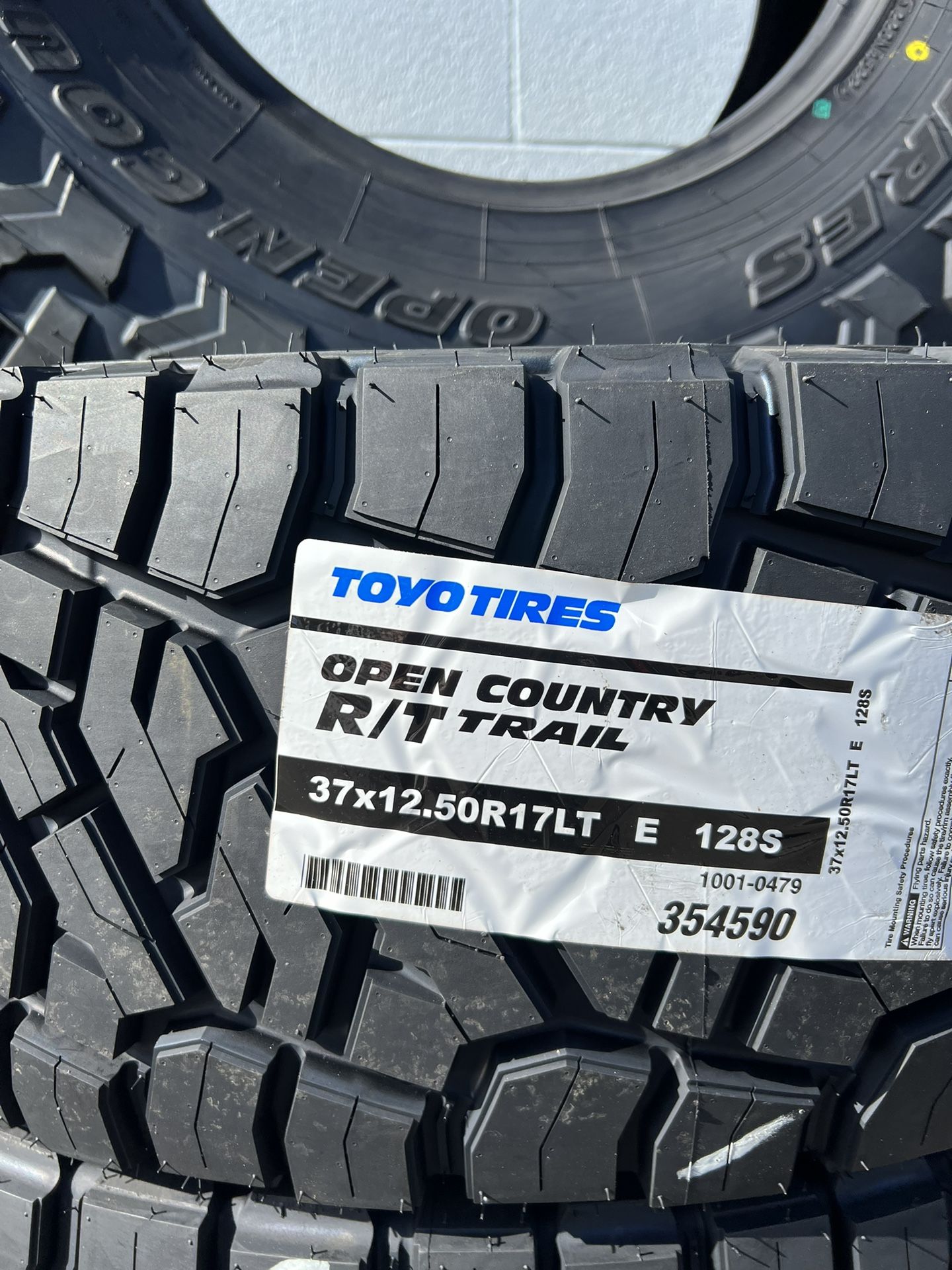 37x12 50r17 toyo open country rt trail off road tires for sale in