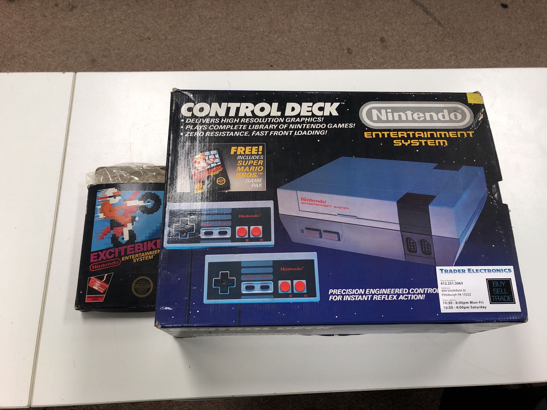 Nintendo control deck entertainment system