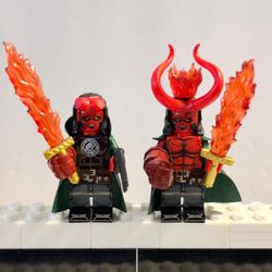 Hellboy Demons 2pc Dark Horse Comics Minifigure Set LEGO Compatible